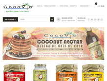 Tablet Screenshot of cocovienaturals.com